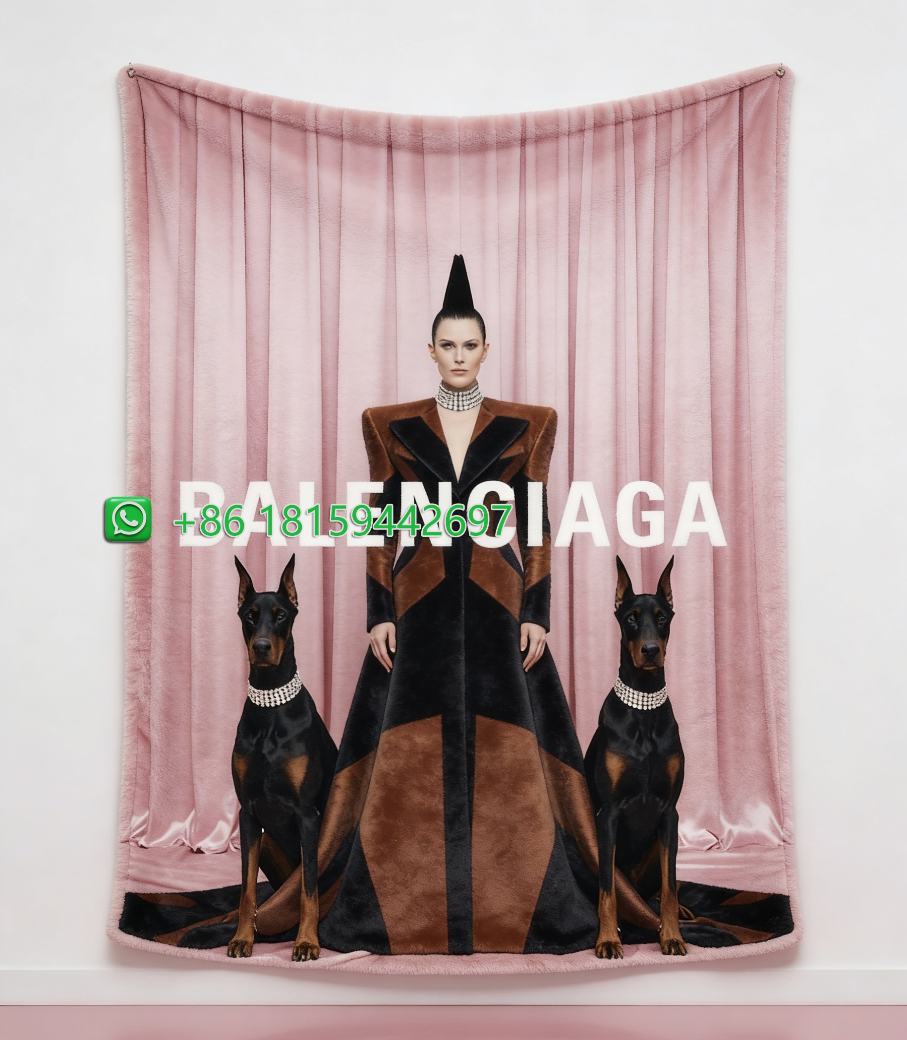 Balenciaga Throw Blankets